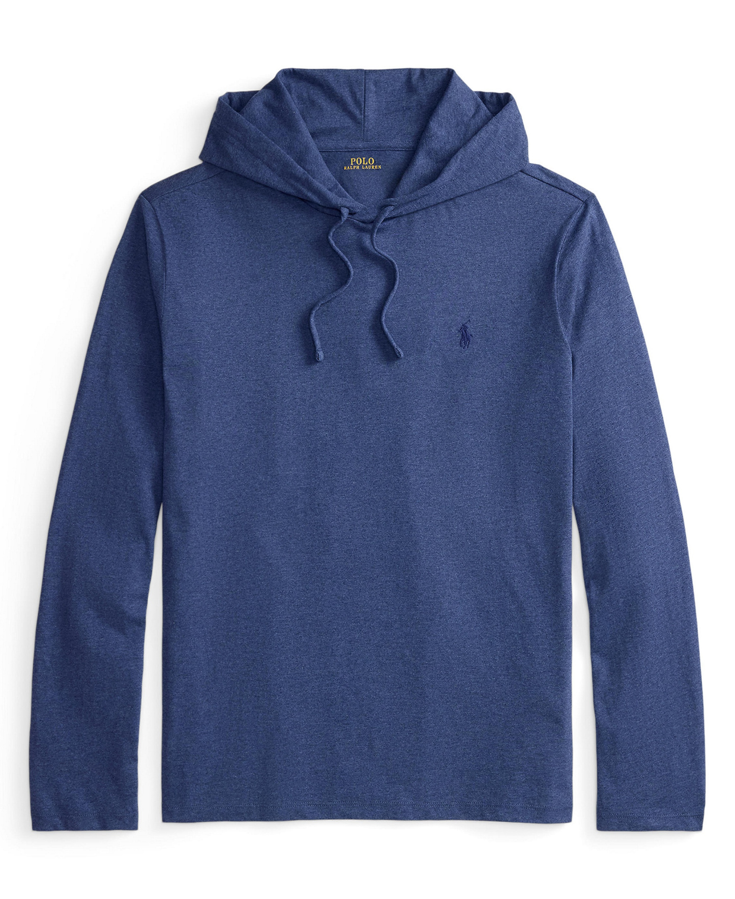Polo Ralph Lauren Men's Hooded Jersey - Derby Blue Heather/C7988