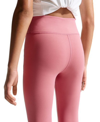 Nike Girls' 7-16 One Dri-FIT High-Waisted Leggings - Peony/white