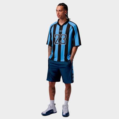 Men's Jordan Brooklyn Terrace Top - University Blue/Black/University Blue - view 2