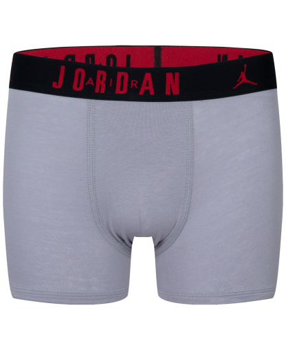 Jordan Boys' 8-20 Flight Dri-Fit Cotton Core Boxer Briefs, 3-Pack - Black/White