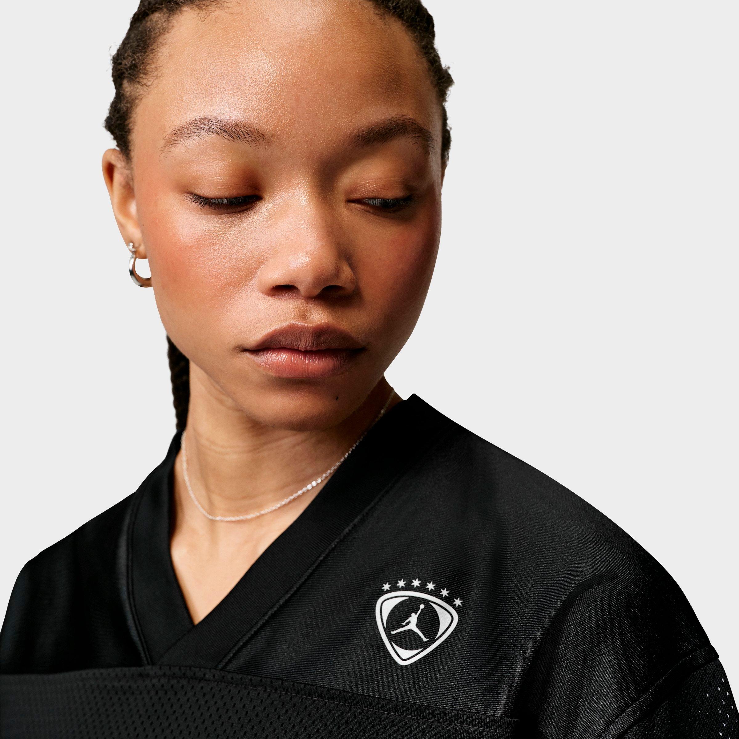 Women's Jordan Brooklyn Short-Sleeve Jersey Top - Black