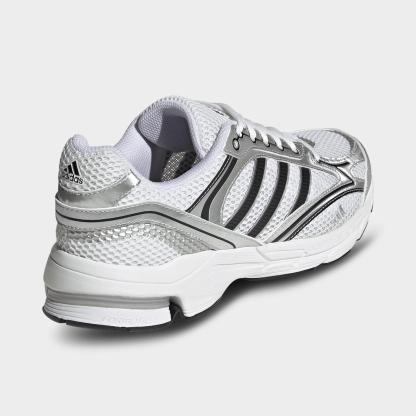 Men's adidas Spiritain 2000 Casual Shoes - Part 1 - Cloud White/Silver Metallic/Core Black - Back view