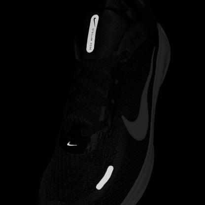 Big Kids' Nithtke Stellar Ride Running Shoes - Black/White/Anthracite/Pure Platinum - Detail shot