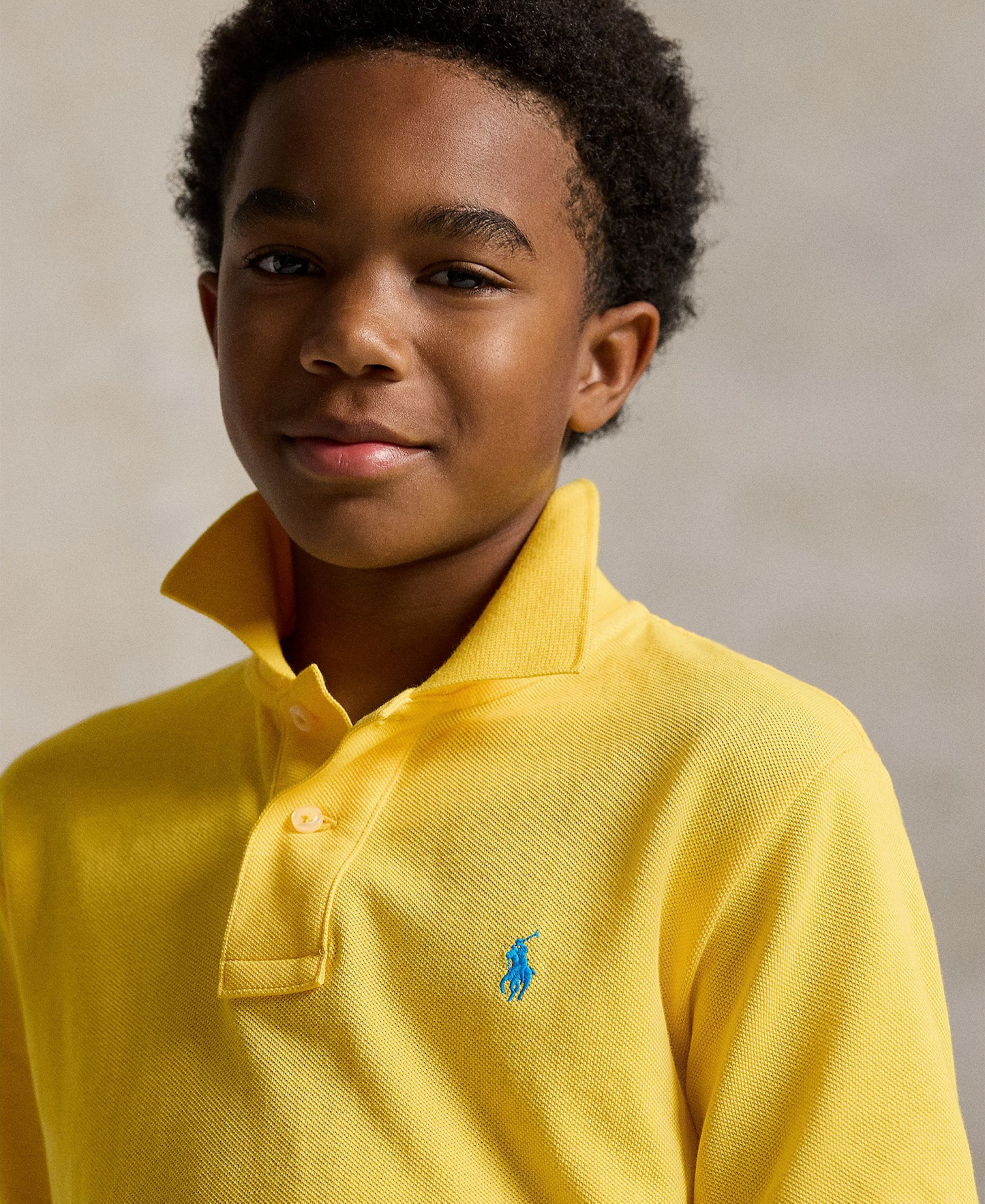 Polo Ralph Lauren 8-20 Boys' Cotton Mesh Logo Polo Shirt - Yellowfin
