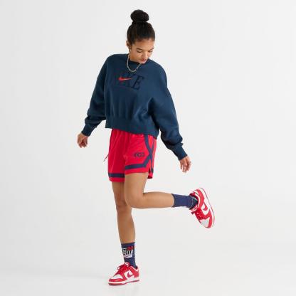 Women's Nike Caitlin Clark Crossover Dri-FIT 5" Basketball Shorts - University Red/Midnight Navy/Midnight Navy