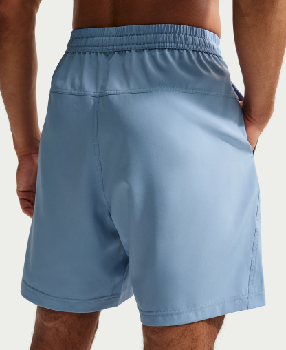 Nike Men's Form Dri-FIT Unlined Versatile 7" Shorts - Work Blue/black