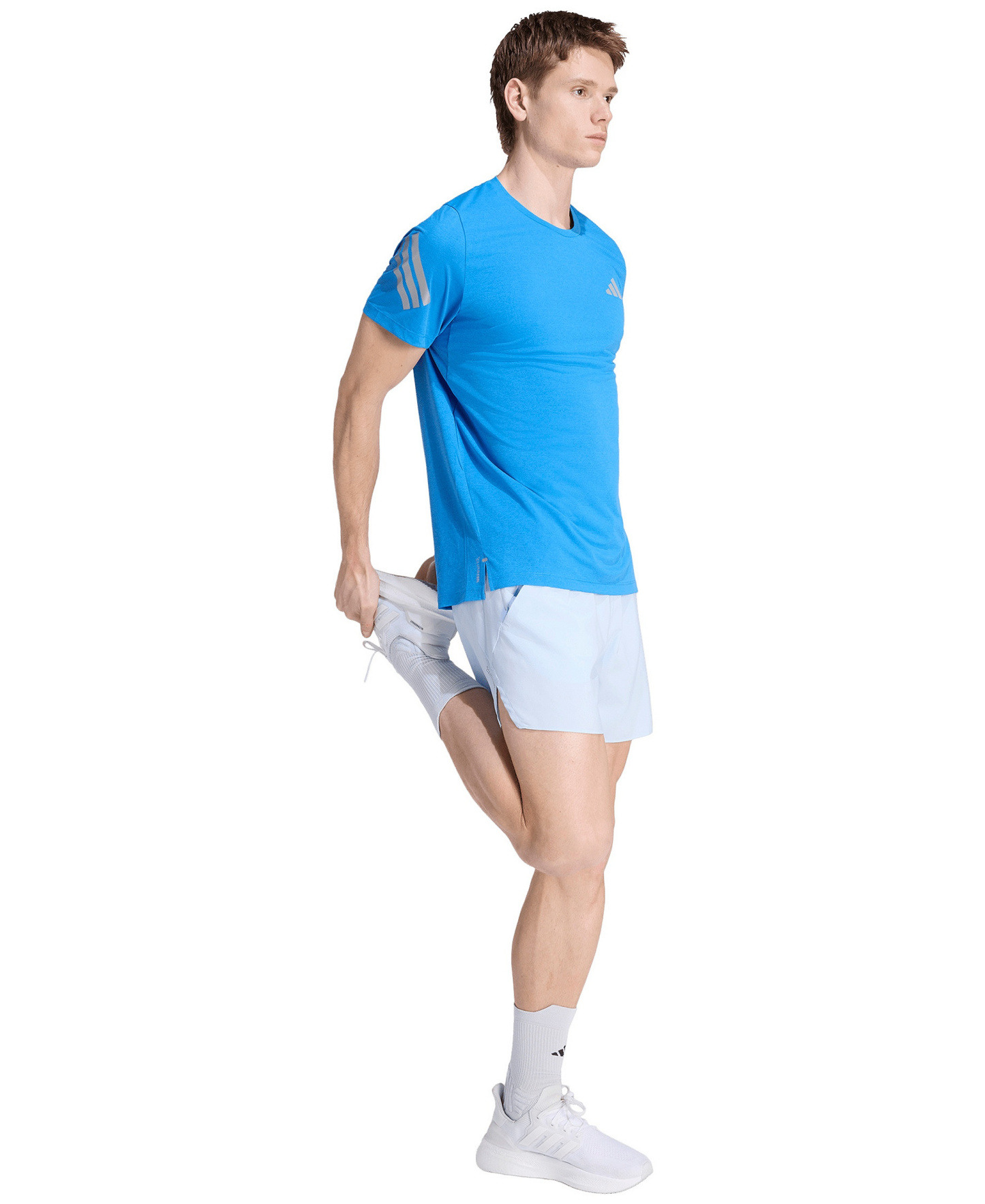 adidas Men's Running Iconic Shorts - Crystal Sky