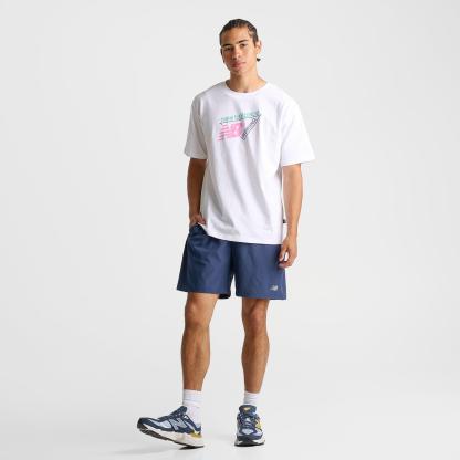 Men's New Balance Sport Essential 7" Woven Shorts - Navy - view 2