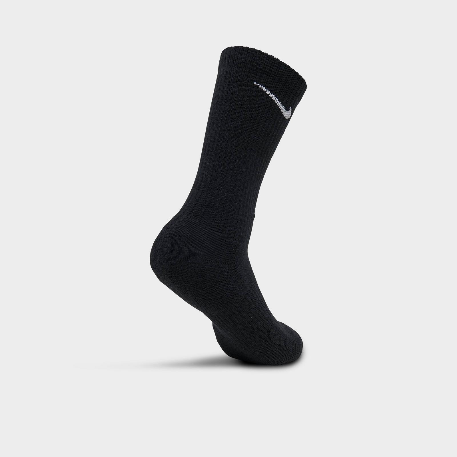 Nike Everyday Cushioned Training Crew Socks (3-Pack) - White/Black (SX7664-010)