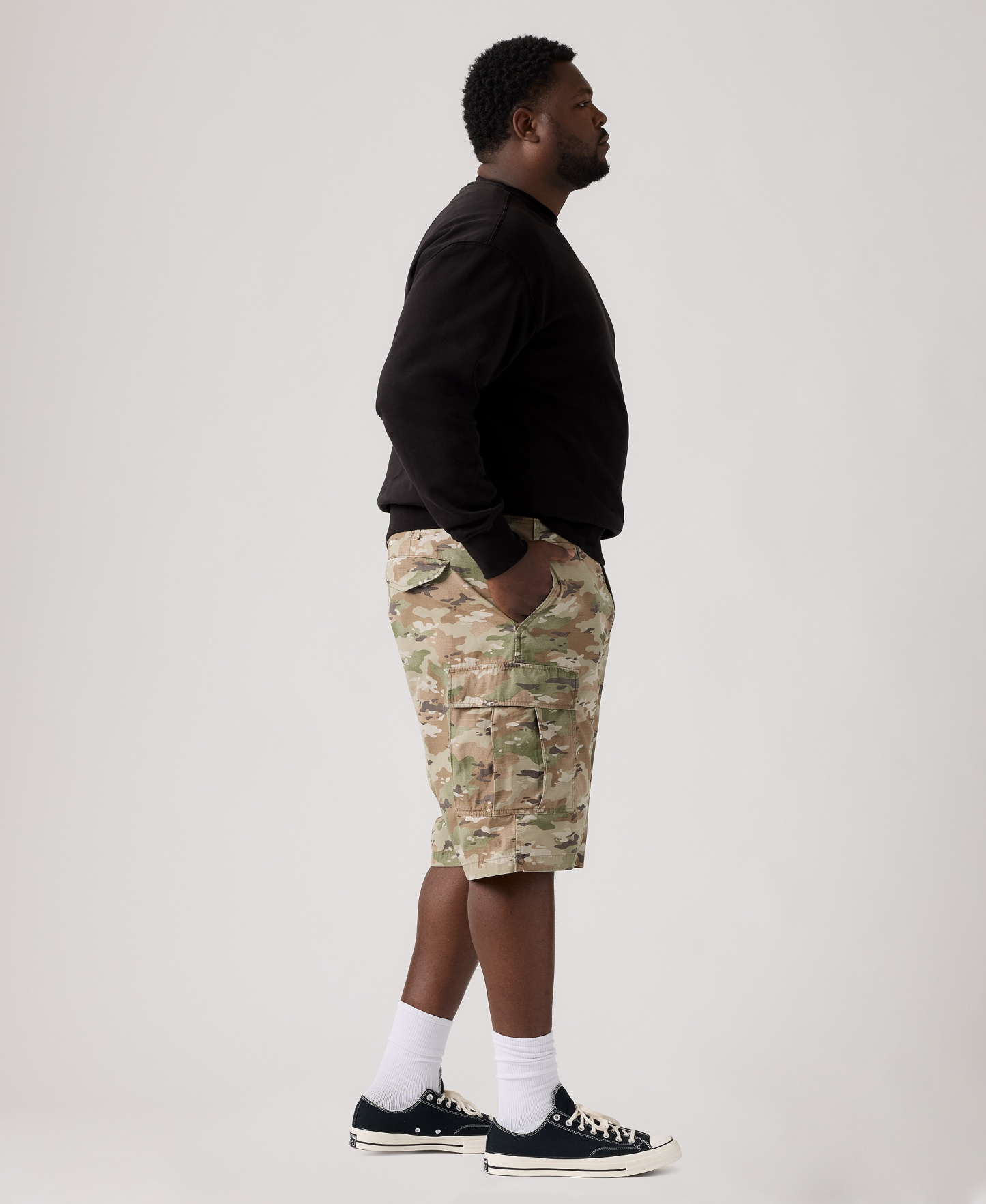 Levi's Men's Big & Tall Carrier 9" Shorts - Camo