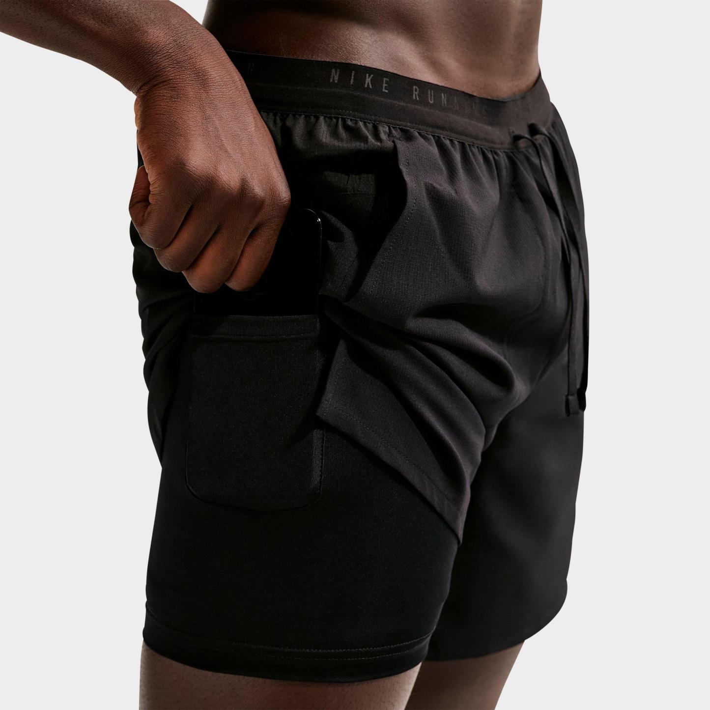 Men's Nithtke Stride Dri-FIT 2-in-1 7" Running Shorts - Black