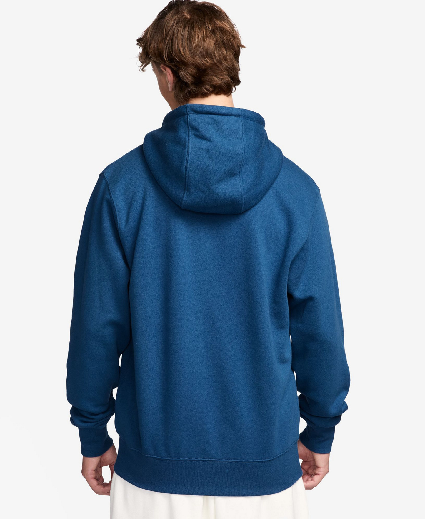 Nike Men's Full-Zip Fleece Regular-Fit Hoodie - Court Blue/Light Khaki