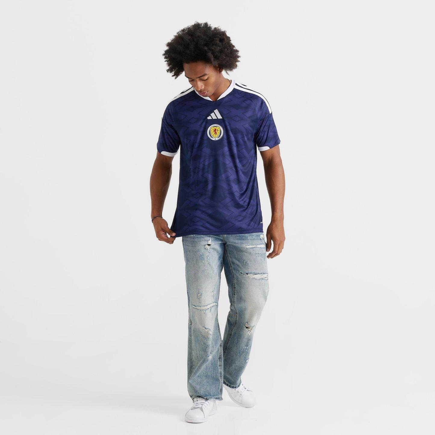 Men's adidas Scotland Home Replica Soccer Jersey - Night Sky