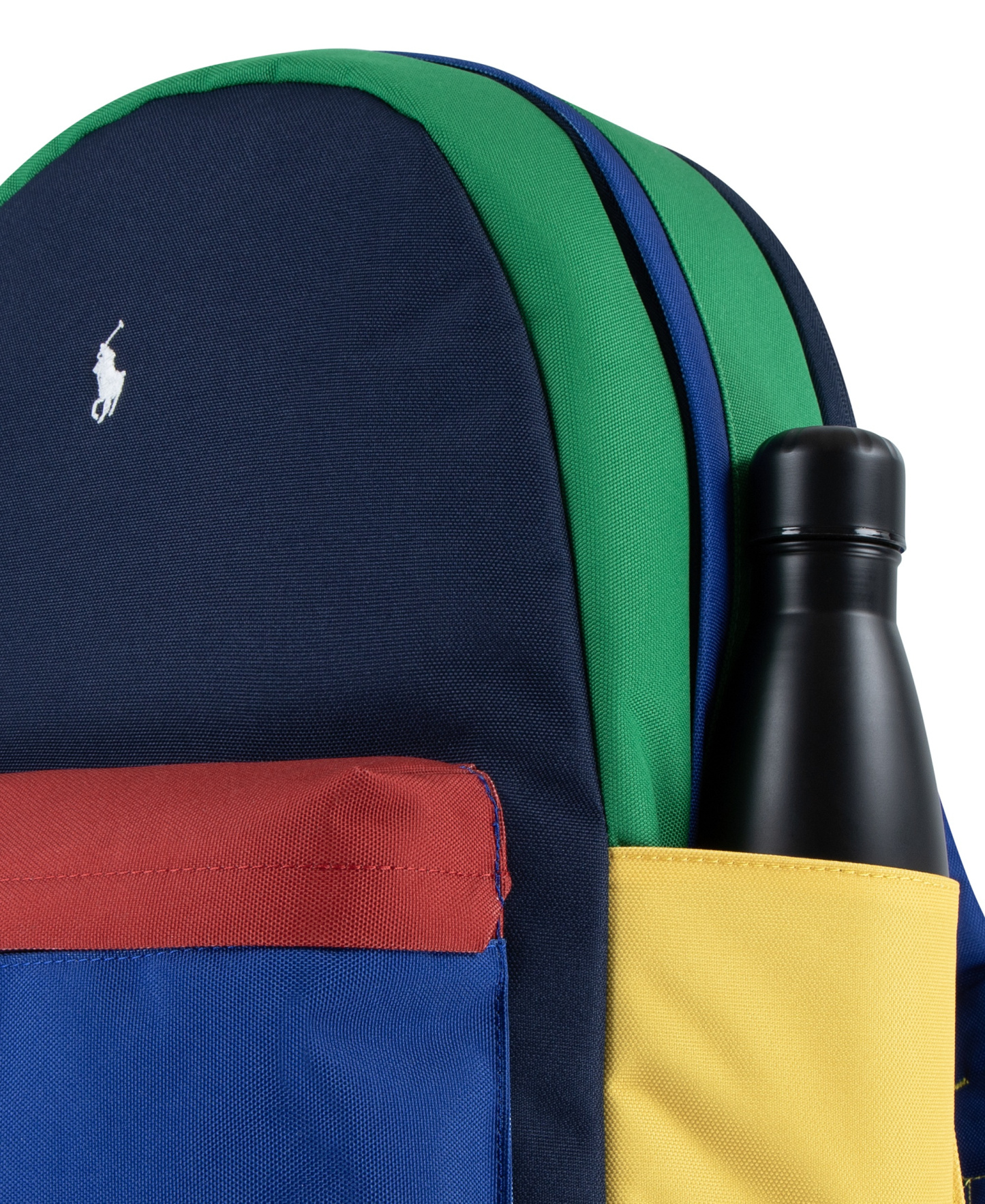 Polo Ralph Lauren Boys' and Girls' Embroidered Pony Color Backpack - Navy/Blue/Multi