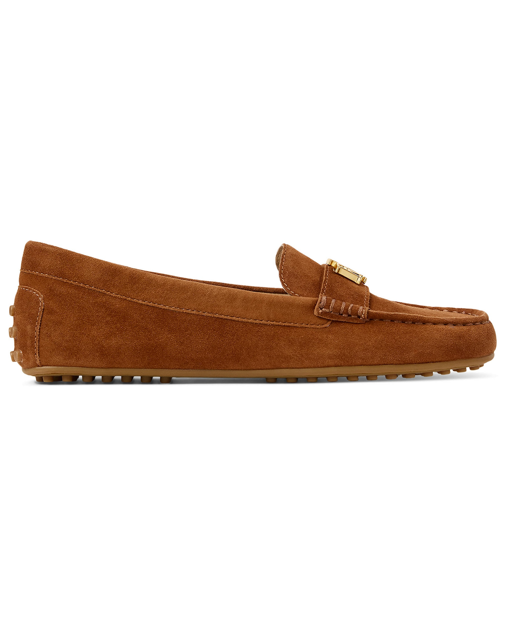 Lauren Ralph Lauren Women's Barnsbury Round Toe Loafers - Lauren Tan Suede