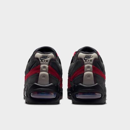 Men's Nithtke Air Max 95 Big Bubble Scorpion Casual Shoes - Part 1 - Black/Team Crimson/Wolf Grey/Black - Back view
