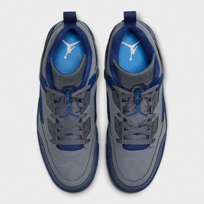 Men's Jordan Spizike Low SE Casual Shoes - Flint/University Blue/White/Navy - Left shoe facing left. Outside of the shoe. - view 5