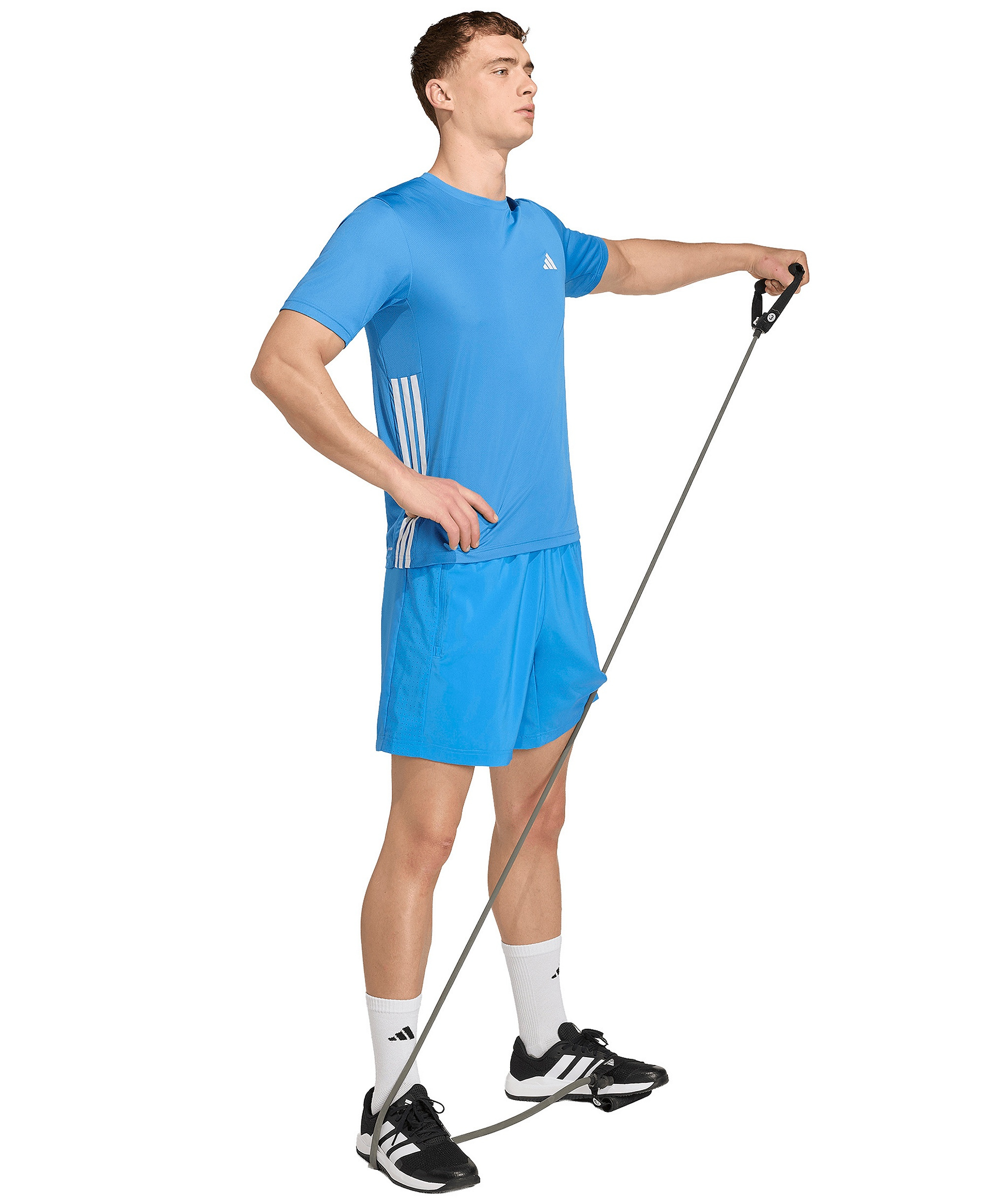 adidas Men's Workout Essentials Base Woven Shorts - Ray Blue