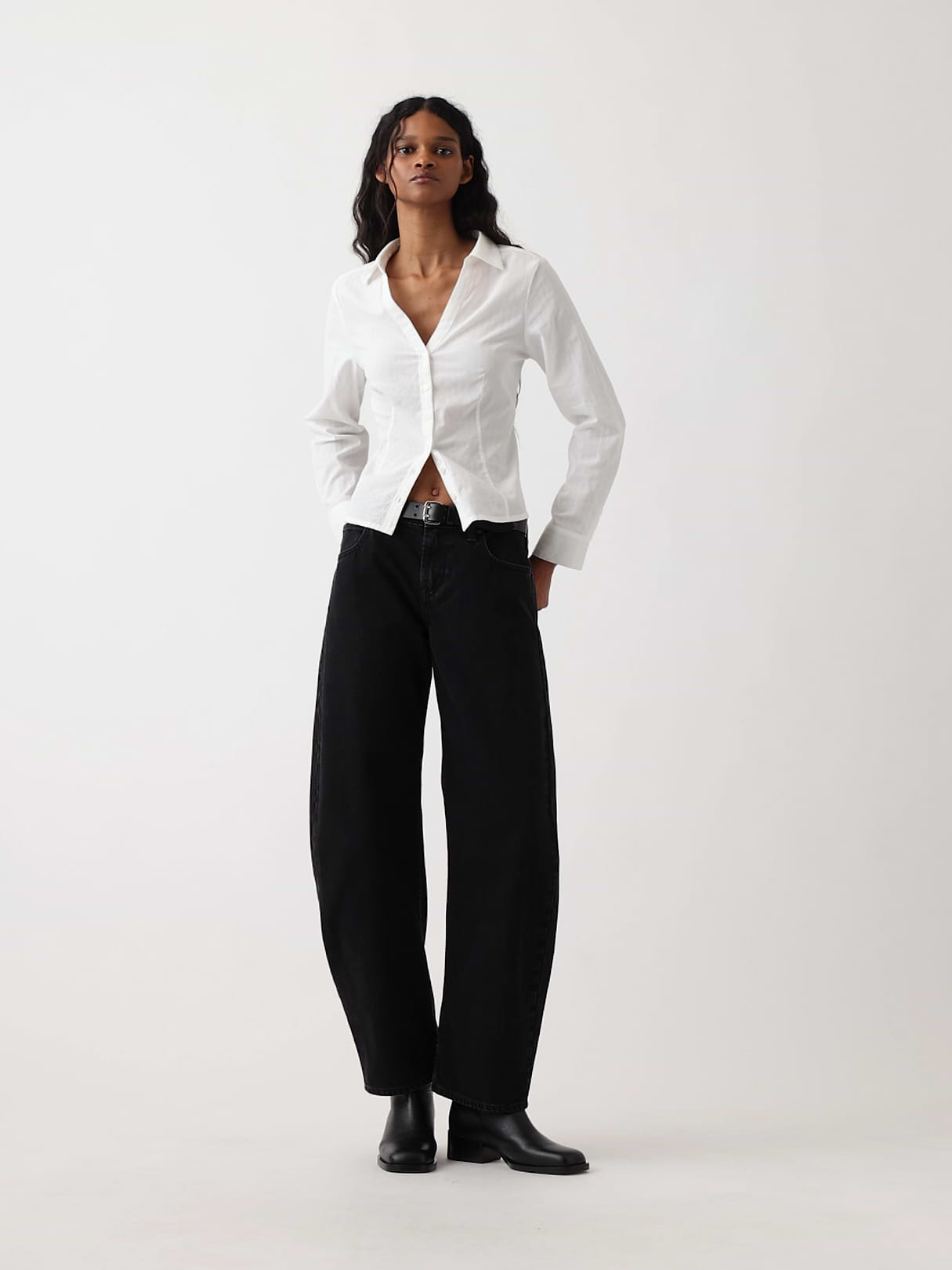 Textured Dobby Fitted Shirt - New off white