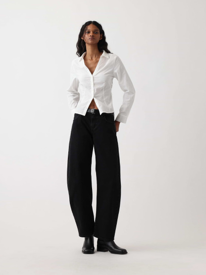 Textured Dobby Fitted Shirt - New off white