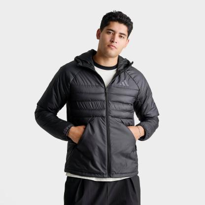 Men's adidas TERREX Multi CLIMAWARM Insulated Hooded Jacket - Black/Black