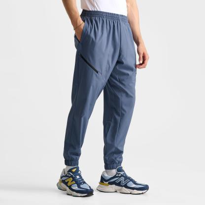 Men's New Balance Woven Zip Pocket Jogger Pants - Navy/Vintage Indigo - view 3