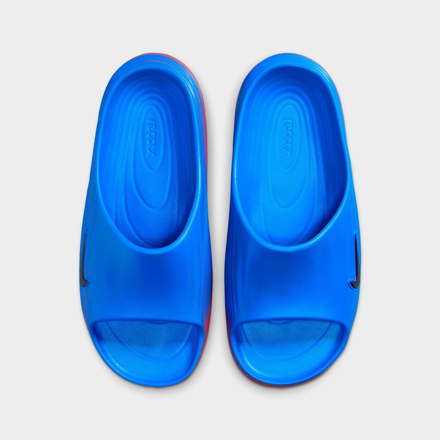 Women's Nithtke ReactX Rejuven8 Slide Sandals - Action Red/Light Photo Blue/Midnight Navy/Midnight Navy - Top view