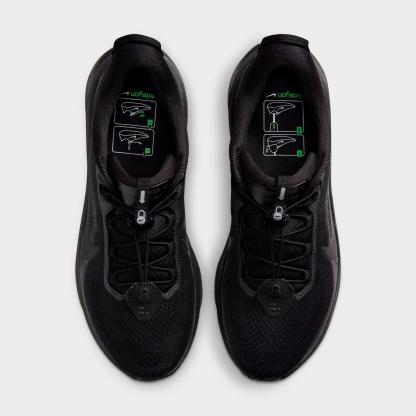 Men's Nithtke Pegasus 42 EasyOn Running Shoes - Black/Anthracite/Black - Top view