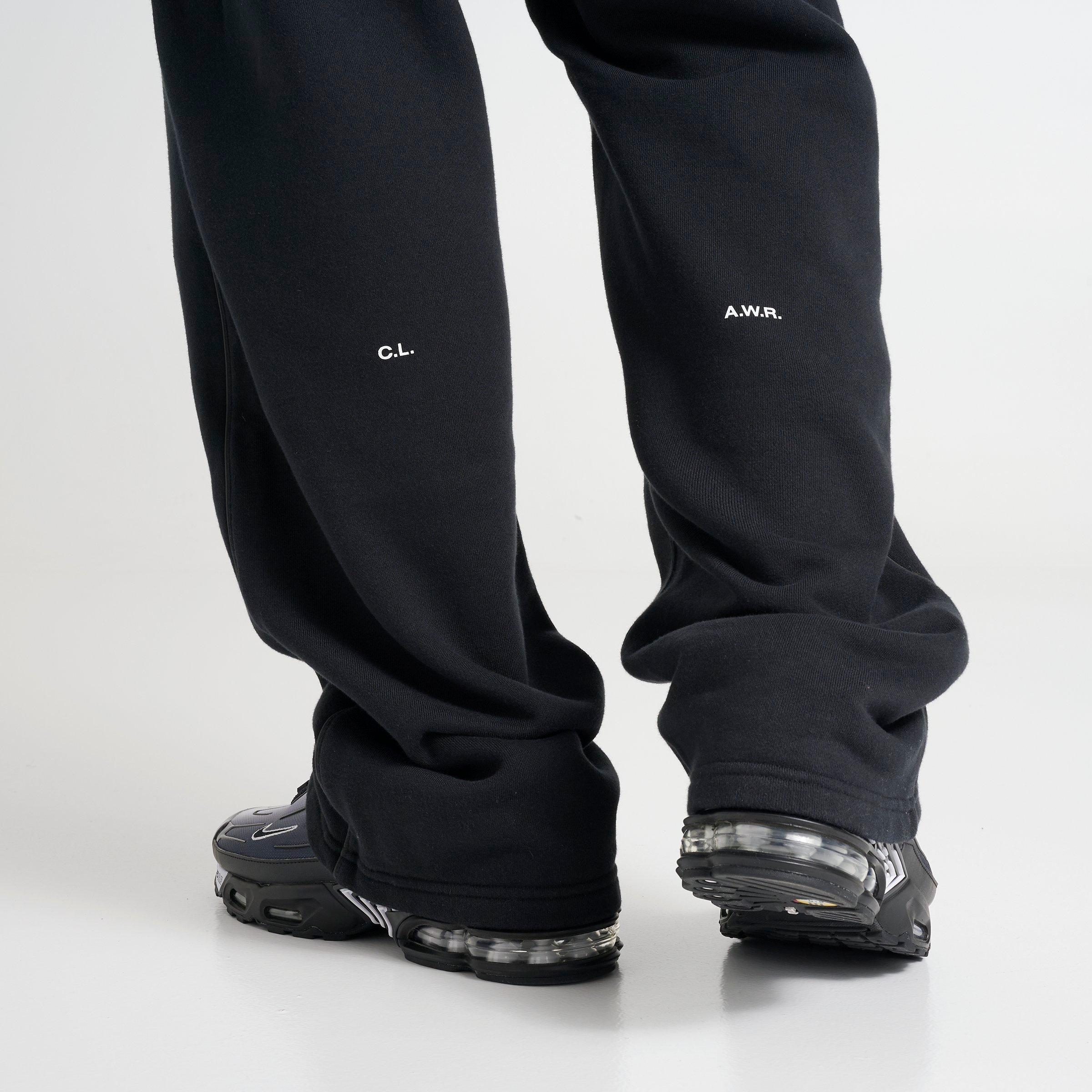 Men's Nithtke NOCTA Fleece CS Open-Hem Sweatpants - Black/Black/White