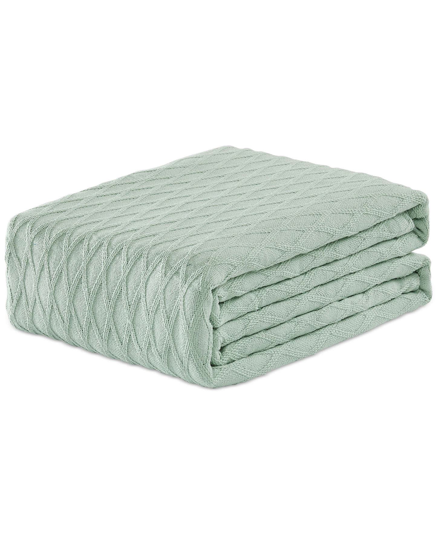 Lauren Ralph Lauren Classic Cotton Blanket, Twin - Subtle Green