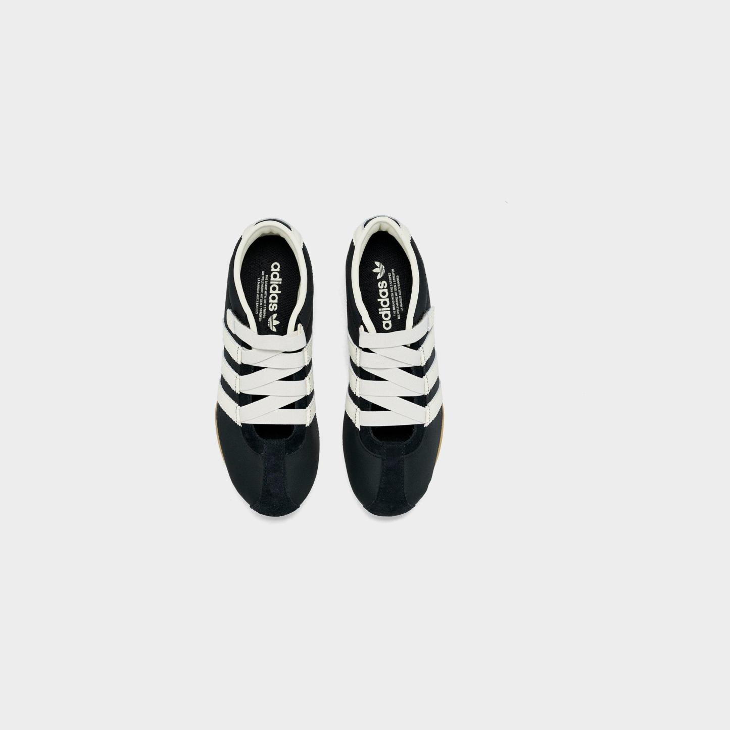 Women's adidas Originals Tokyo MJ Casual Shoes - Part 2 - Core Black/Cream White/Gold Metallic - Top view