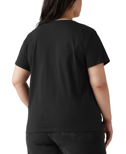 Levi's Women's The Perfect Crew Neck Cotton T-Shirt - Mineral Black