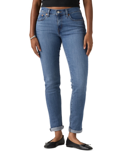 Levi's Women's Relaxed Boyfriend Tapered Leg Jeans - Lapis Gem