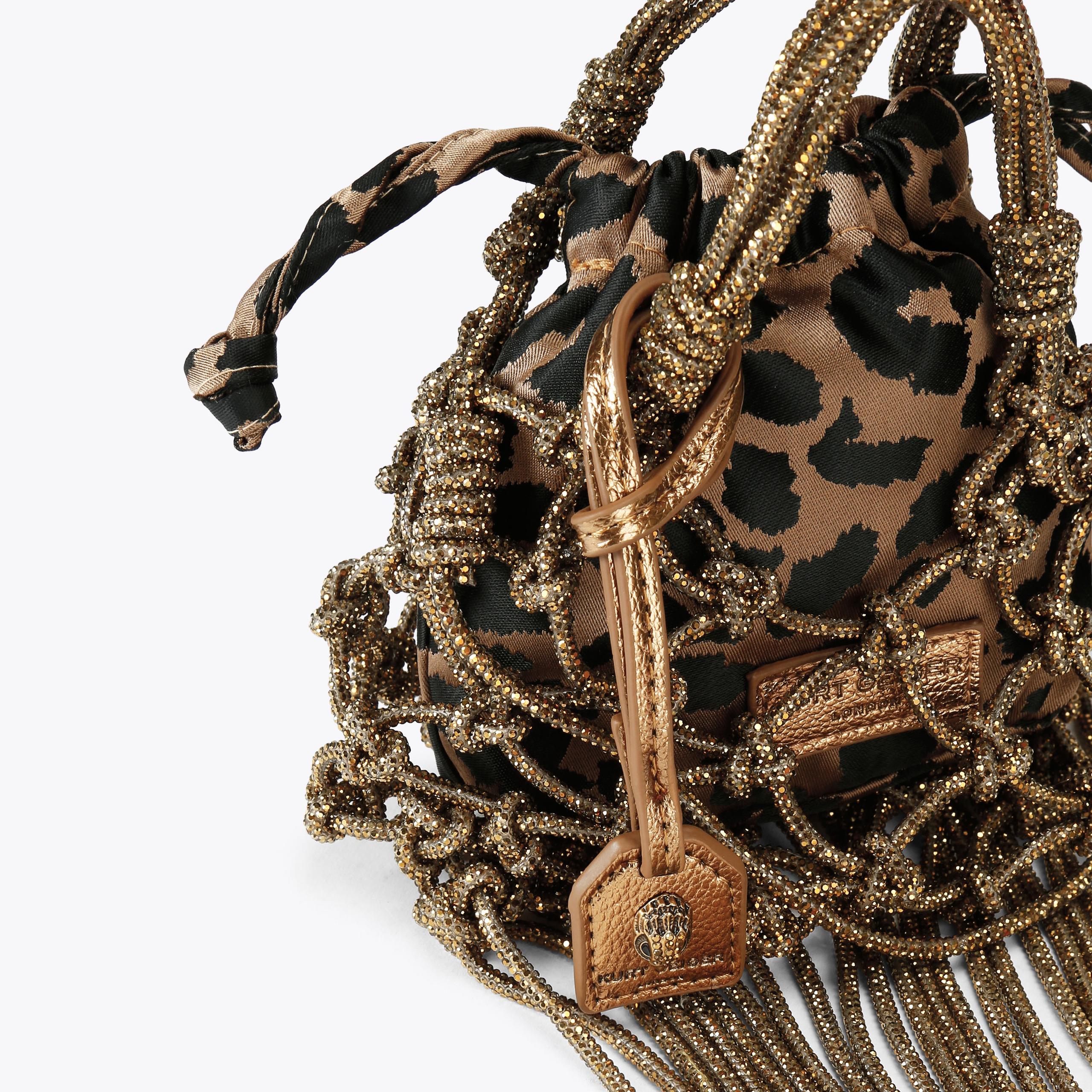 Kurt Geiger London Mini Macrame Crystal Bag - Metallics - view 4