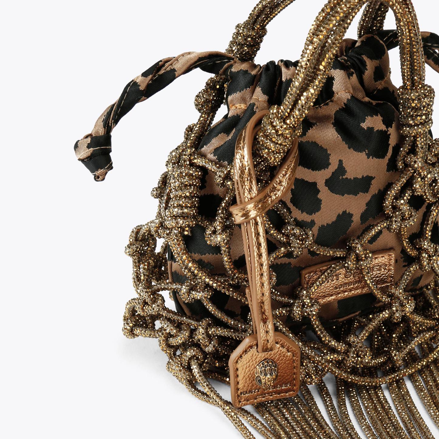 Kurt Geiger London Mini Macrame Crystal Bag - Metallics - view 4