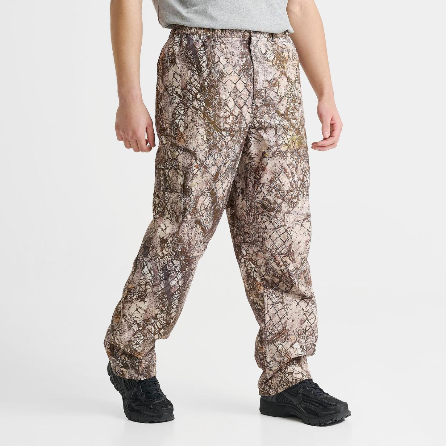 Men's Nike Club Chain Camo Woven Cargo Pants - Khaki/Velvet Brown