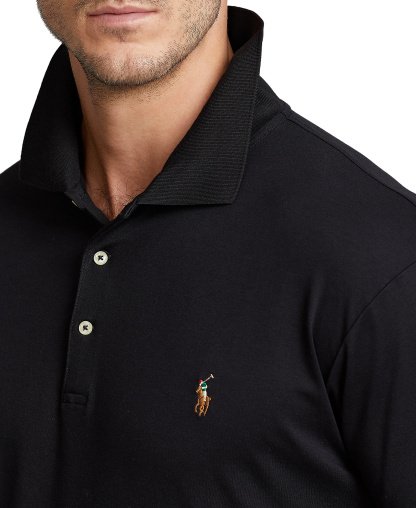 Polo Ralph Lauren Men's Big & Tall Solid Polo Shirt - Polo Black