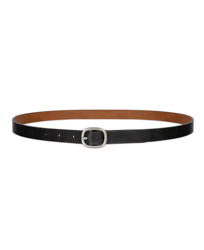 Levi's Women's 2-Pack Perforated and Reversible Skinny Casual Belt Set - Black/Tan Brown
