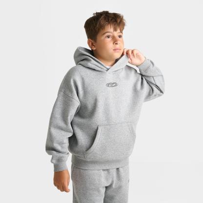 Big Kids' Nithtke Sportswear Club Fleece Athletic Dept. Oversized Hoodie - Dark Grey Heather