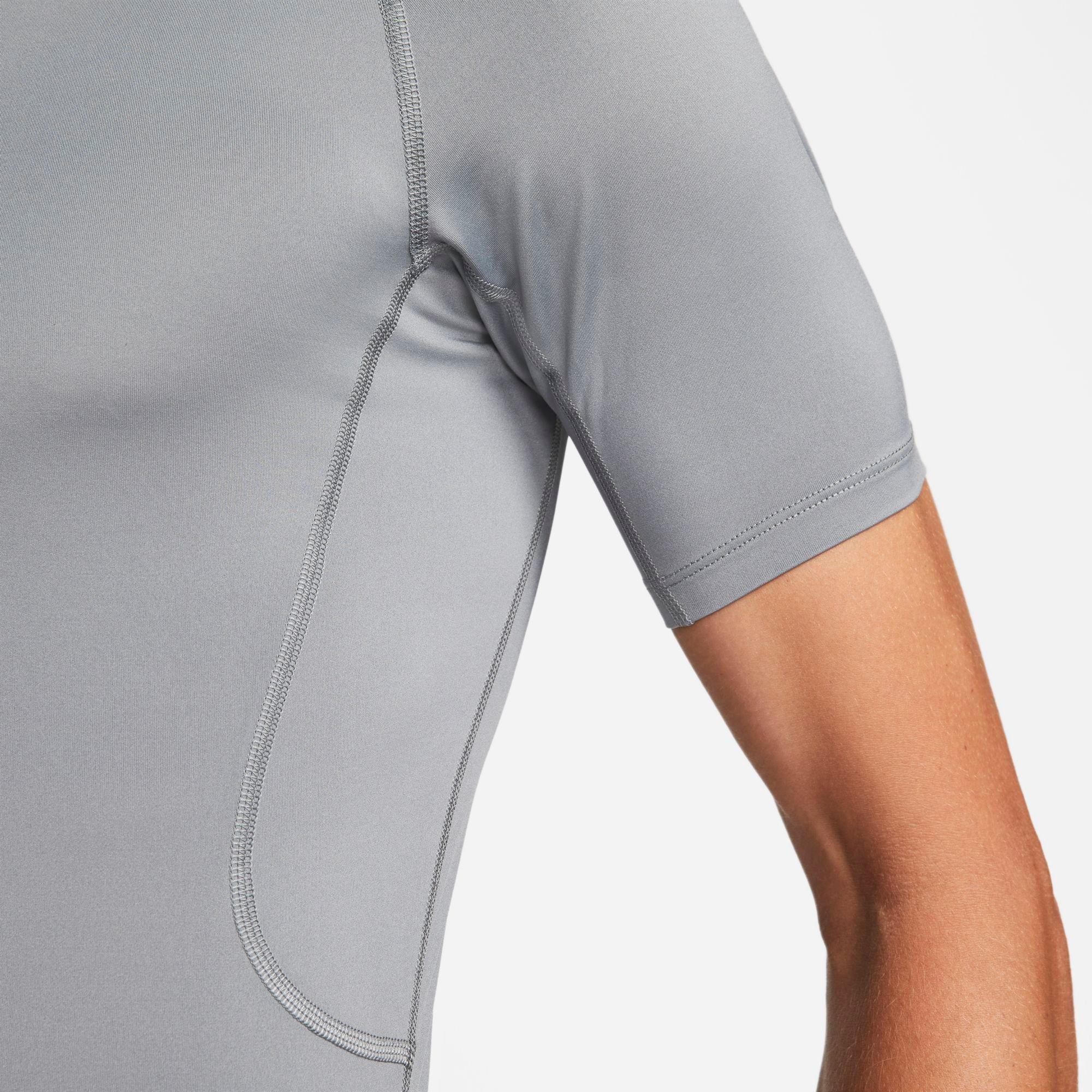 Men's Nithtke Pro Dri-FIT Tight Fitness Top - Smoke Grey/Black