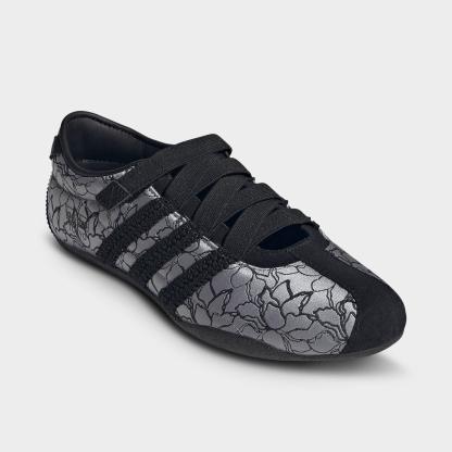 Women's adidas Originals Tokyo MJ Casual Shoes - Part 2 - Iron Metallic/Core Black/Core Black - Both shoes facing left