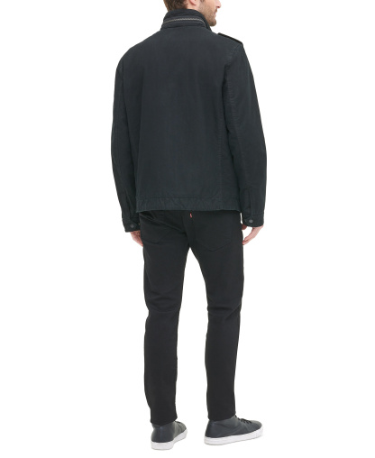 Levi's Men's Cotton Zip-Front Jacket - Black