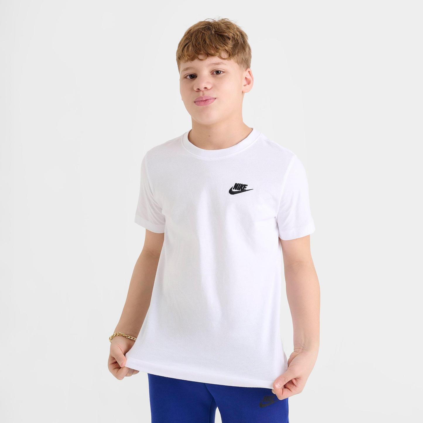Big Kids' Nithtke Sportswear T-Shirt - White