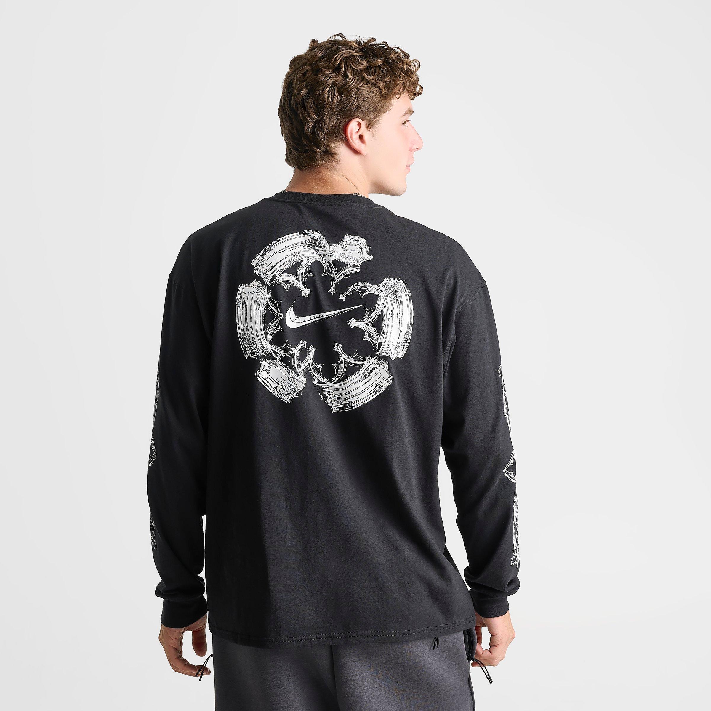 Men's Nithtke Sportswear Max 90 Neo Long-Sleeve T-Shirt - Black