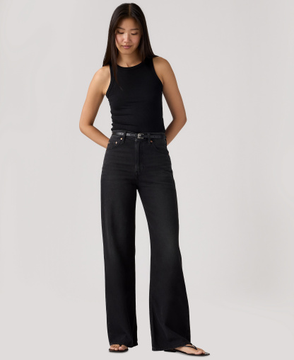 Levi's Premium Women's Ribcage Wide-Leg Jeans - None Your Business