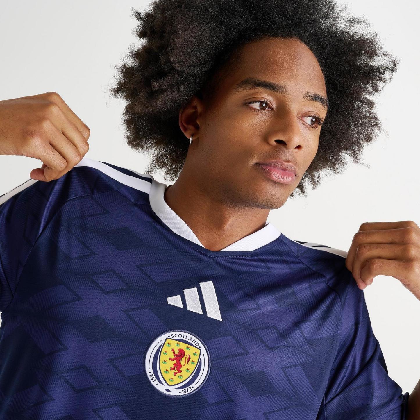 Men's adidas Scotland Home Replica Soccer Jersey - Night Sky - view 5