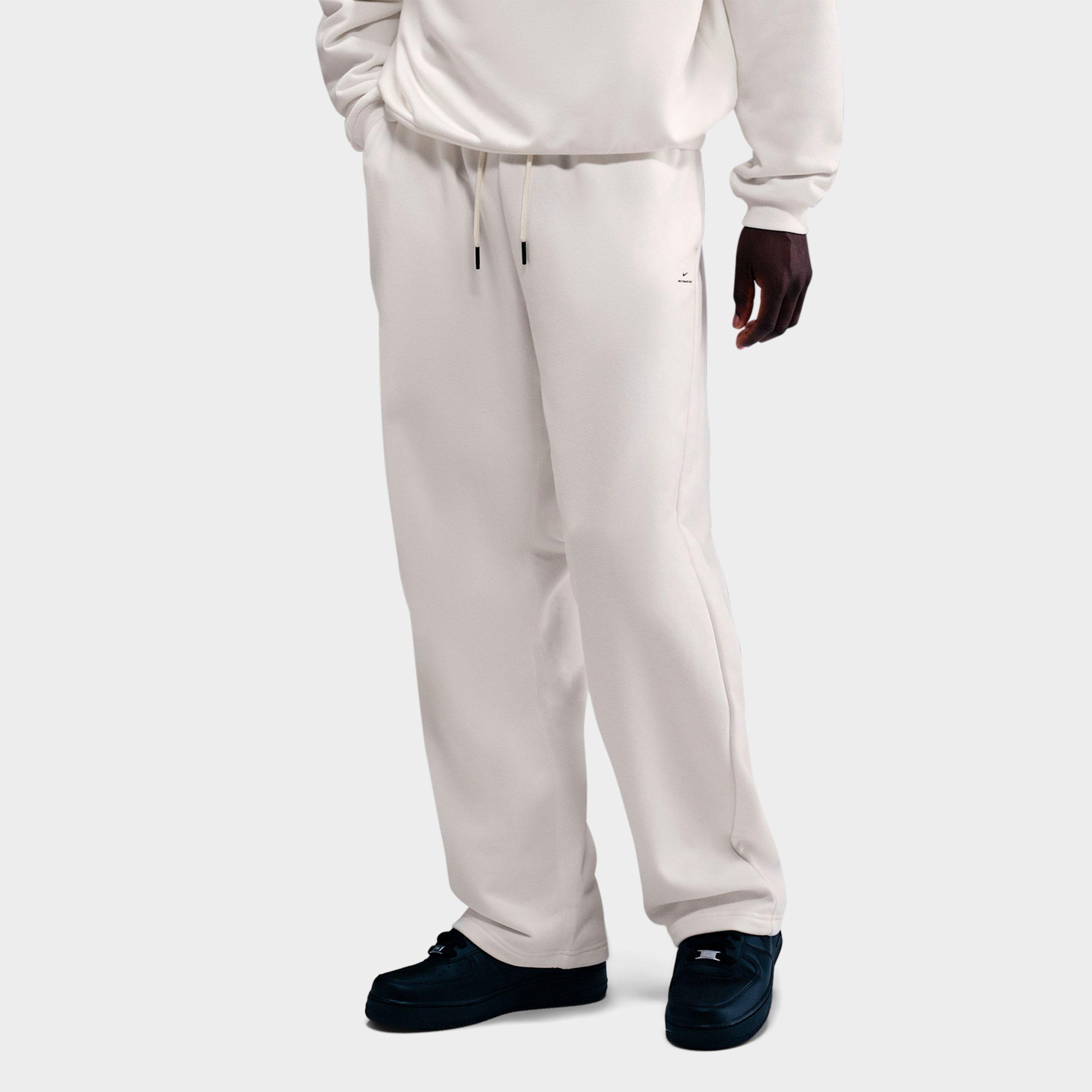 Men's Nithtke Standard Issue Therma-FIT Brushed Fleece Basketball Pants - Sail/Black