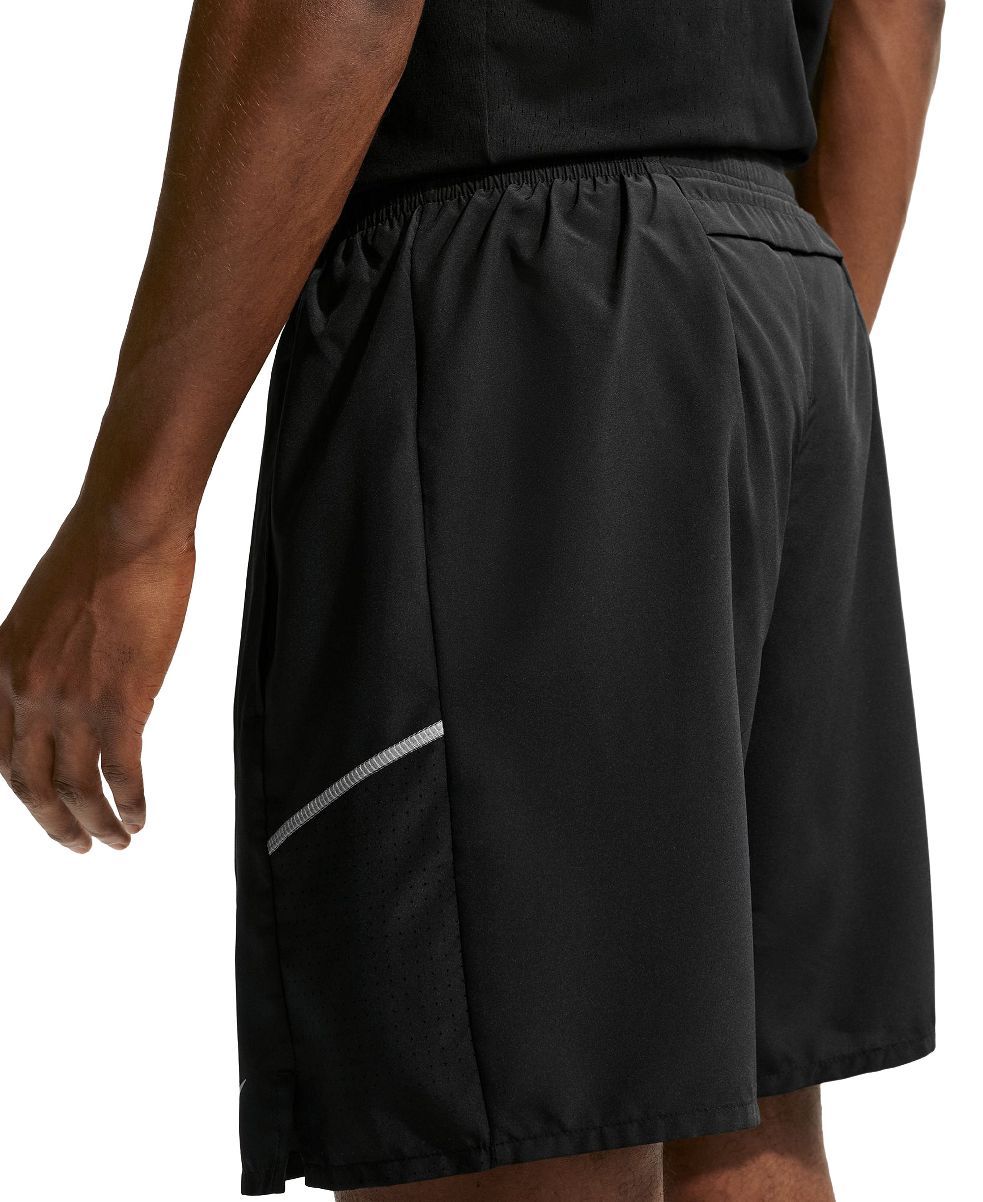 Nike Men's Miler Dri-FIT Running Shorts - Black/Reflective Silver