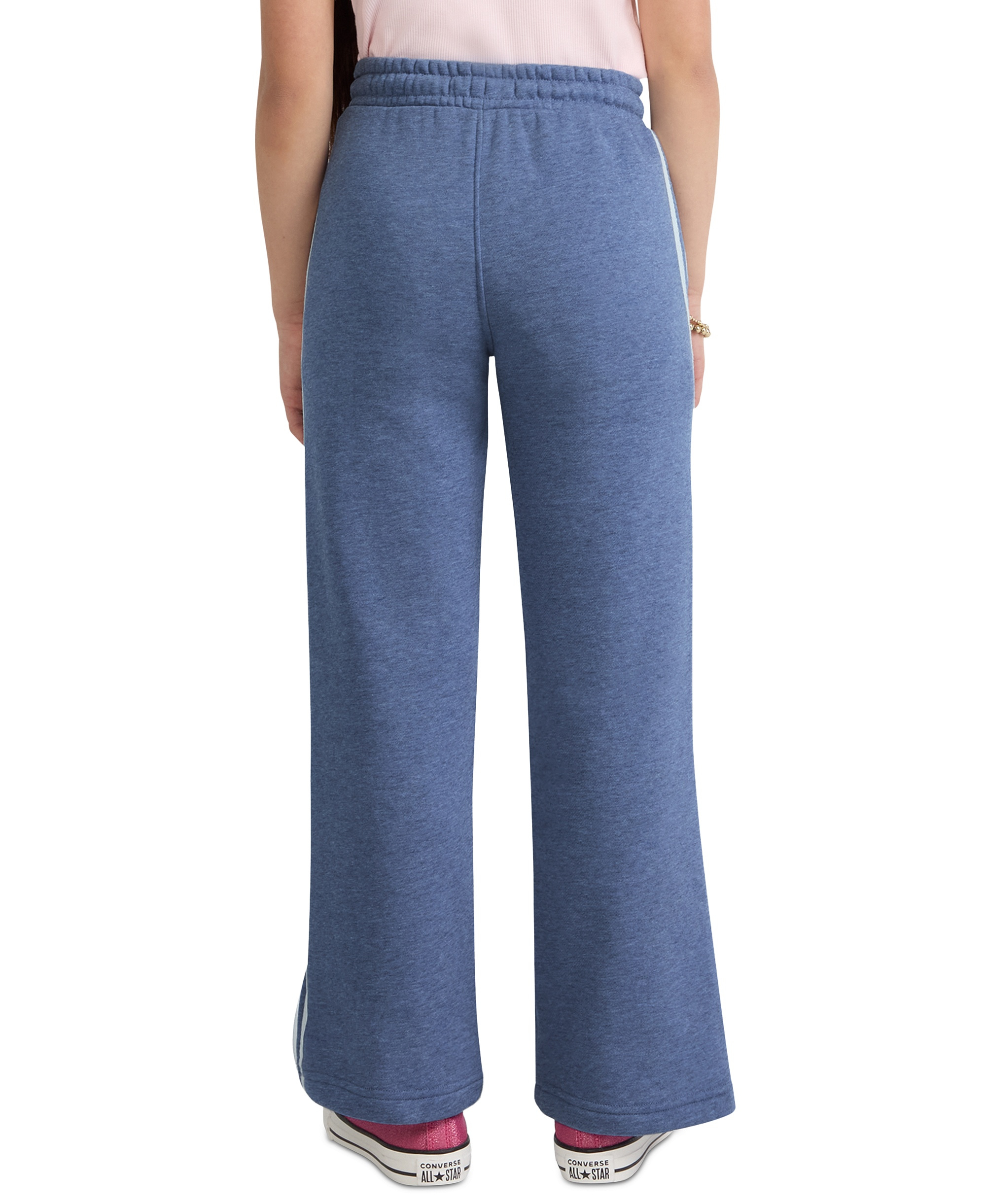 Levi's Girls' 7-16 Wide Leg Knit Pants - Bijou Blue Heather