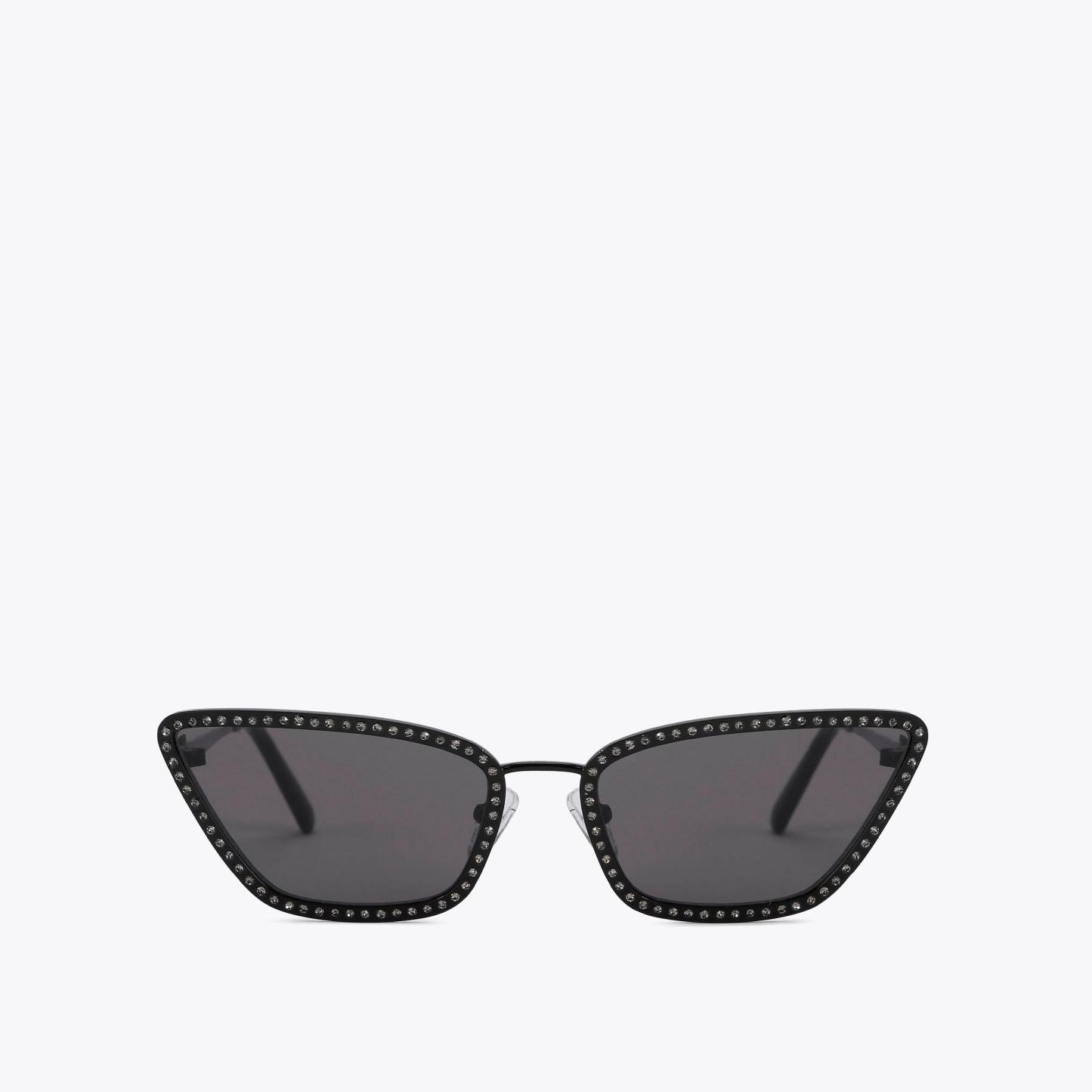 Kurt Geiger London Small Shoreditch Cat Eye Sunglasses - Black